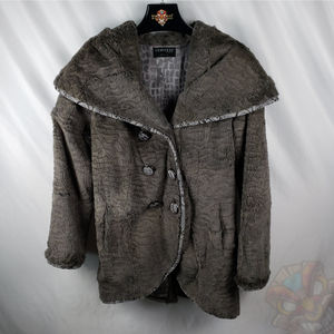 Grinvest Fur Collection Womens MED Gray Fur Jacket Milan Italy
